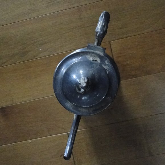 ANTIQUE PEWTER TEAPOT - Picture 2 of 7